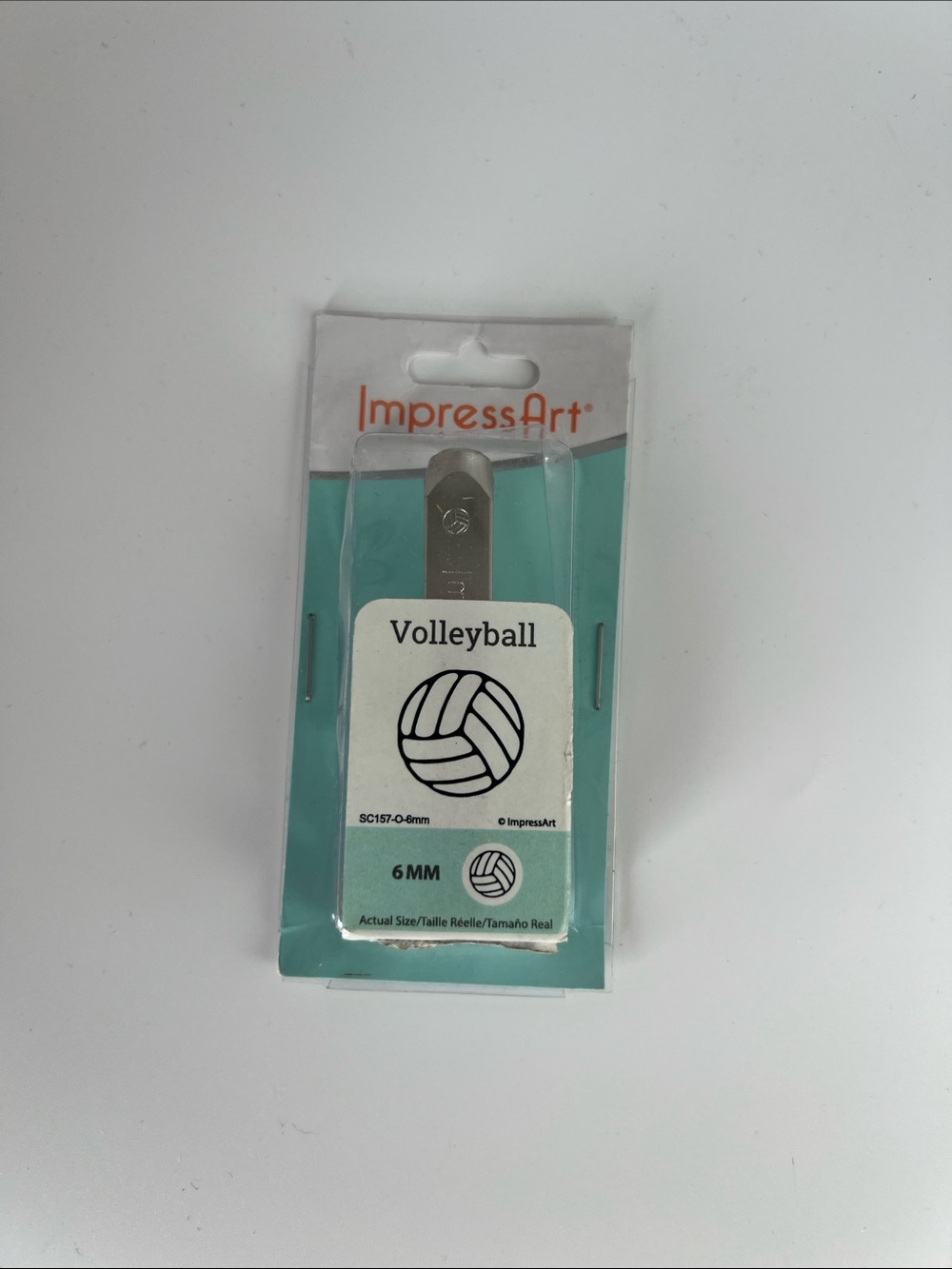 New - Impress Art - 6mm Volleyball Stamp
